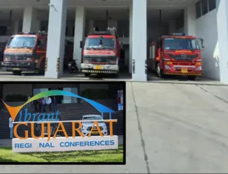 રાજકોટમાં વાઇબ્રન્ટ સમિટ પૂર્વે મારવાડી યુનિવર્સિટીમાં ‘મિની ફાયર સ્ટેશન’ ઉભું કરાશે: 150થી વધુ જવાનો અને 8 ફાયર ફાઈટર્સ સ્ટેન્ડબાય રહેશે