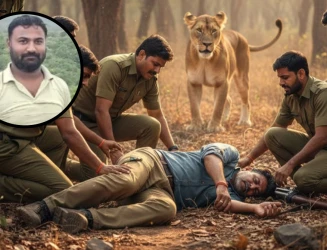 ગીરમાં કરુણ અકસ્માત: માનવભક્ષી સિંહણને બેભાન કરવા છૂટેલું ઇન્જેક્શન વનકર્મીને વાગ્યું, ફરજ દરમિયાન મોત