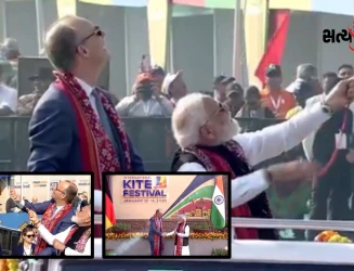 જર્મન ચાન્સેલર સાથે સાબરમતી આશ્રમ મુલાકાત બાદ PM મોદીએ ઇન્ટરનેશનલ કાઈટ ફેસ્ટિવલનો કર્યો પ્રારંભ