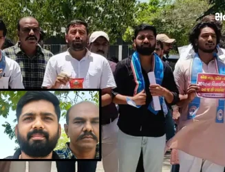 સૌરાષ્ટ્ર યુનિવર્સિટીમાં NSUIનો અનોખો વિરોધ: ઝાલમૂડી–મેલોડી આપી રજૂઆત, 2019 બેચને છેલ્લી તક આપવા માંગ