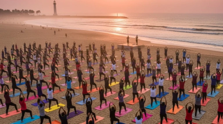 વેરાવળ ચોપાટી ખાતે મેદસ્વિતા મુક્ત ગુજરાત અભિયાન અંતર્ગત દિવ્ય યોગ શિબિર યોજાશે