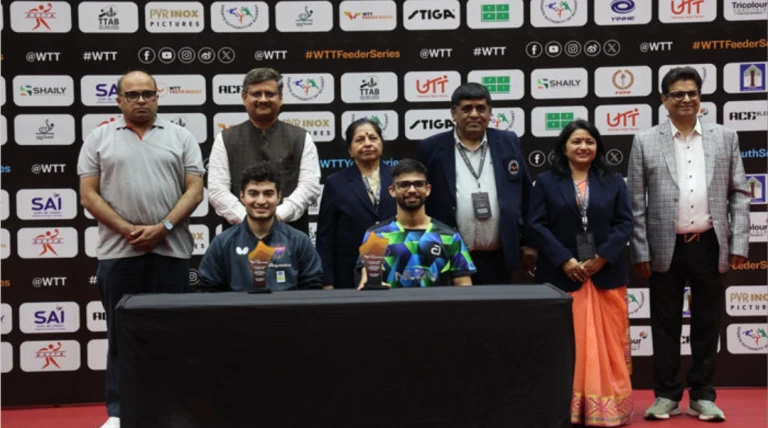 વર્લ્ડ ટેબલ ટેનિસ સ્પર્ધાનું સમાપન, માનુષ શાહ અને ર્યુ હન્નાની શાનદાર જીત સાથે સિંગલ્સ ખિતાબ હાંસલ કર્યા