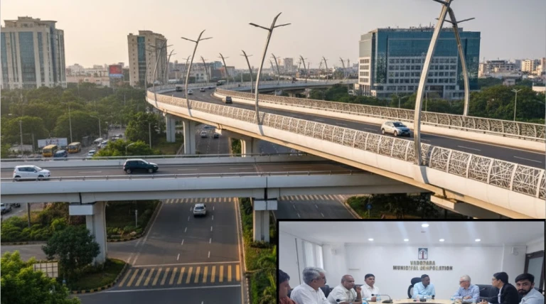 વડોદરાના પશ્ચિમ ઝોનમાં આધુનિક માર્ગ સુવિધા તરફ મોટું પગલું