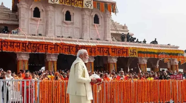 અયોધ્યામાં શ્રીરામ મંદિરના શિખર પર ધ્વજારોહણ: ભવ્ય ‘ધર્મ ધ્વજ’ની વિશિષ્ટતા, મહિમા અને આકર્ષણ