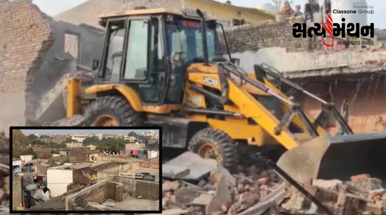 રાજકોટમાં મેગા ડિમોલિશનનો પ્રારંભ: જંગલેશ્વરના 1400થી વધુ મકાનો તોડી પાડાશે, શહેર ‘નો ફ્લાય ઝોન’