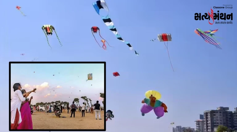 અમદાવાદના આકાશમાં રંગબેરંગી પતંગોની જમાવટ, આંતરરાષ્ટ્રીય મહોત્સવમાં દેશ-વિદેશના પતંગબાજોએ સર્જ્યું આકર્ષણ