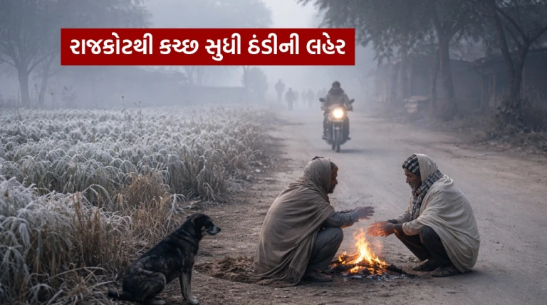 બર્ફીલા પવનો સાથે સૌરાષ્ટ્ર-કચ્છમાં તીવ્ર ઠંડી યથાવત, નલિયામાં 7.5 ડિગ્રી સાથે સૌથી ઓછું તાપમાન