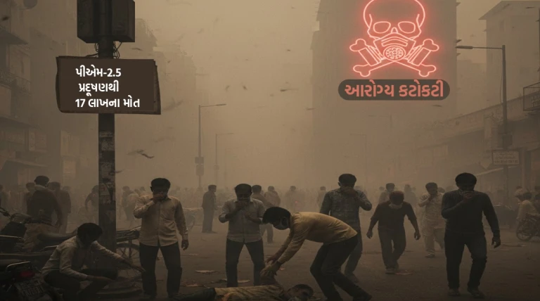 પીએમ-2.5 પ્રદૂષણથી 2022માં 17 લાખ ભારતીયોના મોત, કોવિડ બાદ હવાનું પ્રદૂષણ સૌથી મોટી આરોગ્ય કટોકટી બની ચેતવણી