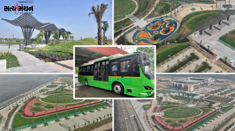 વર્ષો બાદ સુરતના રસ્તાઓ પર ફરી દોડશે ડબલ ડેકર બસ, ડુમસ સી ફેઝ માટે શરૂ થશે ઇલેક્ટ્રિક એસી સેવા
