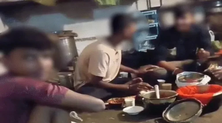 ગિરનારના અંબાજી મંદિરમાં અપવિત્ર ઘટનાથી રોષ: ભંડારામાં દારૂ-નોનવેજની મહેફિલનો વીડિયો વાયરલ, 11 કર્મચારી સસ્પેન્ડ