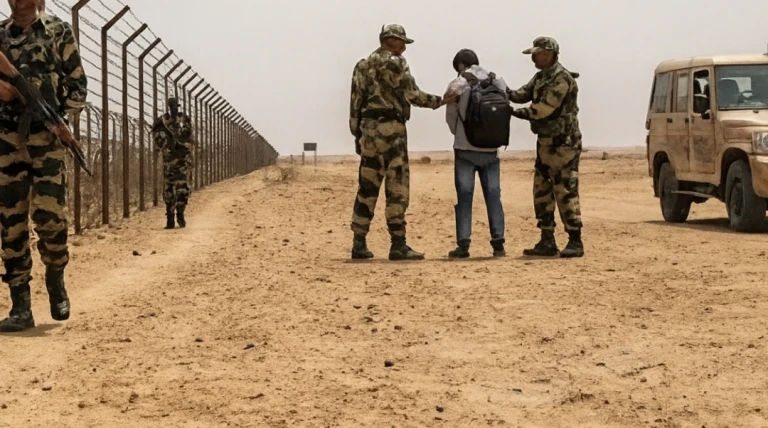 કચ્છ બોર્ડર પર પાકિસ્તાની નાગરિક ઘૂસણખોરી કરતાં ઝડપાયો, સુરક્ષા એજન્સીઓએ તાત્કાલિક સઘન પૂછપરછ શરૂ કરી