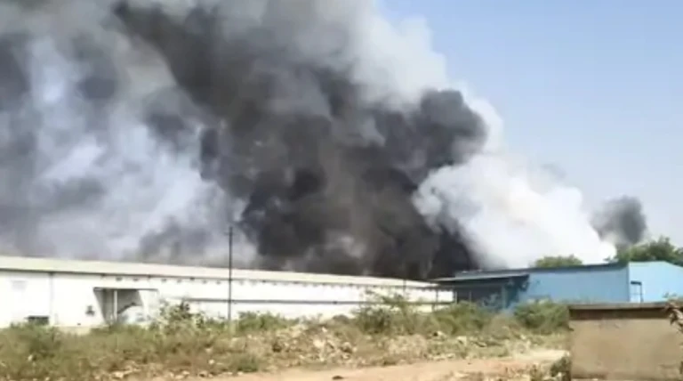 મોરબીમાં પાર્થ પેપર મિલમાં ભયાનક આગ: લીલાપર રોડ પર વેસ્ટ પેપરનો મોટો જથ્થો બળી ગયો