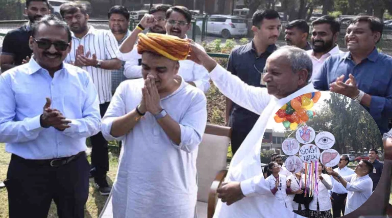 નાયબ મુખ્યમંત્રી હર્ષ સંઘવીના જન્મદિને અનોખી ઉજવણી, ‘અંગદાન મહાદાન’ સંદેશ સાથે 5,441 પતંગોનું વિતરણ ગાંધીનગરમાં યોજાયું