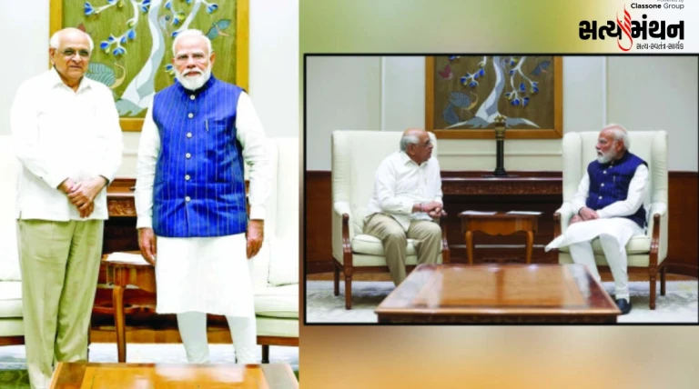 સ્થાનિક ચૂંટણી પહેલાં દિલ્હીમાં મહત્વપૂર્ણ બેઠક, મુખ્યમંત્રી-નાયબ મુખ્યમંત્રીએ વડાપ્રધાન અને ગૃહમંત્રી સાથે કરી ચર્ચા