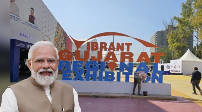 મોરબી રોડ પર મારવાડી યુનિવર્સિટીમાં સૌરાષ્ટ્ર-કચ્છ વાઈબ્રન્ટ સમિટ માટે તડામાર તૈયારીઓ