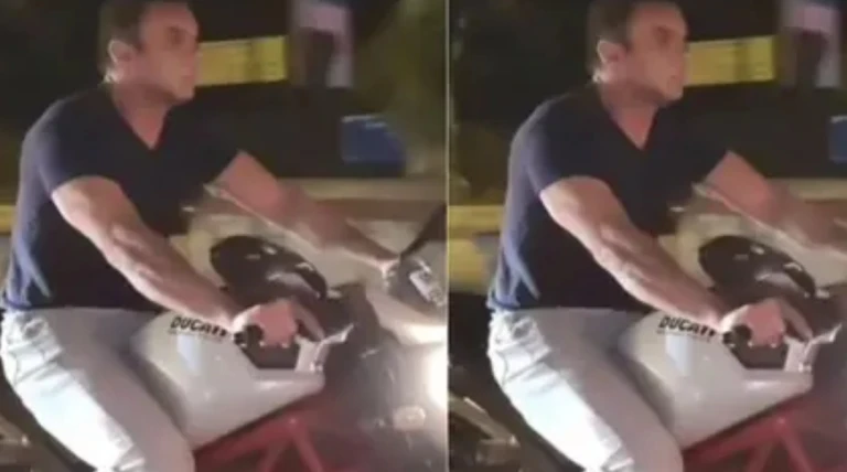 સોહેલ ખાને હેલમેટ વિના દોડાવી 17 લાખની બાઈક, અપશબ્દો બોલ્યો; લોકો ભડક્યા તો કહ્યું- મને ફોબિયા છે