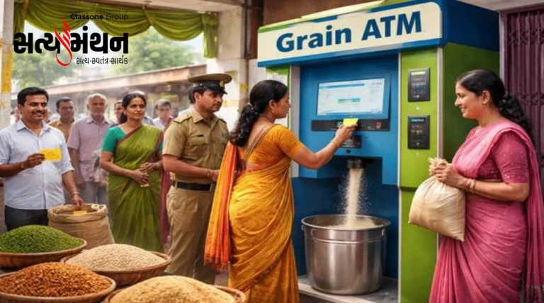 15 ફેબ્રુઆરીથી ગુજરાતમાં અનાજ વિતરણમાં ઐતિહાસિક બદલાવ: રેશનકાર્ડને બદલે ‘અનાજ ATM’ અને ડિજિટલ કૂપન સિસ્ટમનો પ્રારંભ
