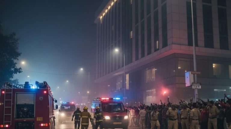 દિલ્હી : રેડિસન હોટલ નજીક ફરી એક ભયાનક અવાજ સંભળાયો, ફાયર વિભાગ અને પોલીસના જવાન ઘટનાસ્થળે દોડ્યાં