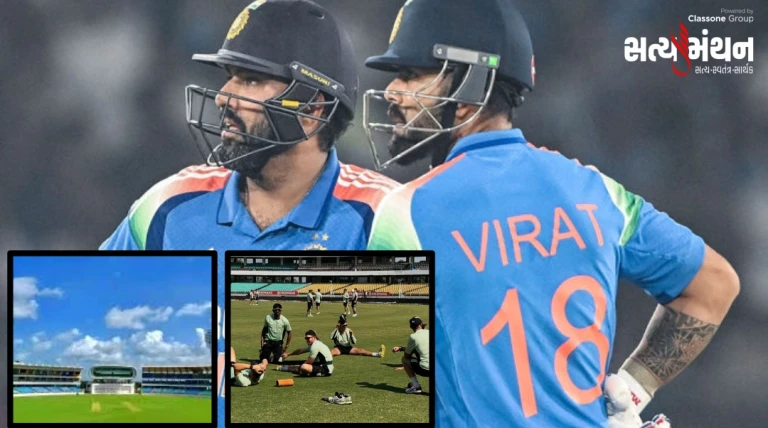 રોહિત–કોહલી રાજકોટમાં છેલ્લી વખત રમશે; બુધવારે બીજી વનડે પહેલા નેટ્સમાં ખેલાડીઓએ કરી જોરદાર પ્રેક્ટિસ