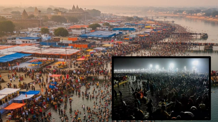 માઘ મેળાની ભવ્ય શરૂઆત: મહાકુંભ જેવી વ્યવસ્થાઓ વચ્ચે પહેલા જ દિવસે 6.5 લાખ શ્રદ્ધાળુઓએ સંગમ સ્નાન કર્યું