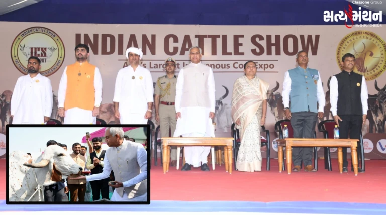 રાજકોટમાં એશિયાનો મહાકાય ‘ઈન્ડિયન કેટલ શો’: દેશી ગાયોના સંવર્ધન માટે ટેક્નોલોજીનો સંદેશ