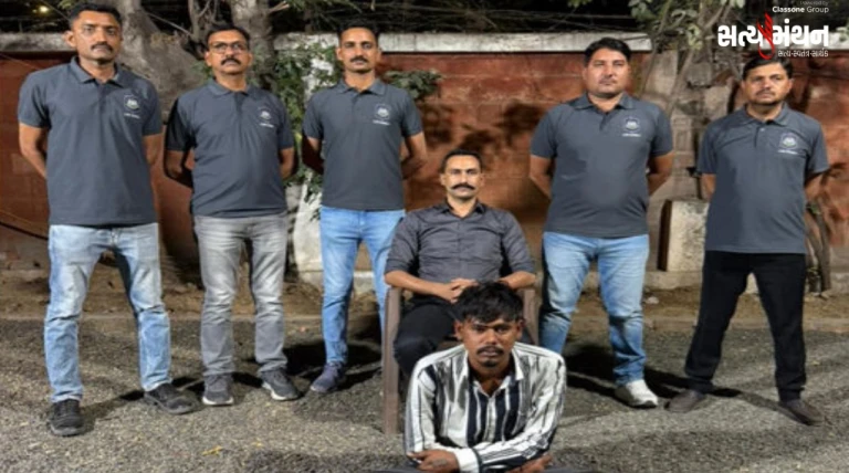 રાજકોટમાં વૃદ્ધાને હિપ્નોટાઈઝ કરી સોનાની બંગડીઓ લૂંટનારો ગેંગનો સભ્ય ઝડપાયો, ભુવો હોવાનું કહી કરાતી હતી છેતરપિંડી