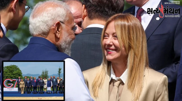 G7 સમિટમાં મોદી-મેલોનીની કેમિસ્ટ્રી, આપણે ઇન્સ્ટાગ્રામના સૌથી ફેમસ કપલ છીએ:  ઇટલીના પીએમ મેલોની