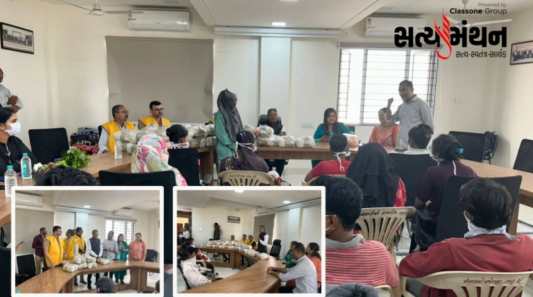 વિસ્તારમાં ટી.બી.થી પીડિત 30 જરૂરિયાતમંદ દર્દીઓને પોષણ કિટ વિતરણ, દવા સાથે પૌષ્ટિક આહાર પર ભાર