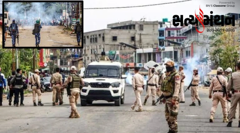 મણિપુરમાં ફરી હિંસા ભડકી, ચાર લોકોના મોત