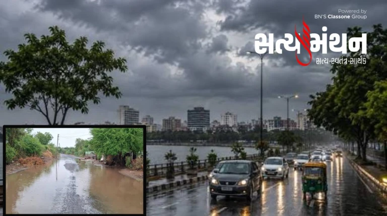 સૌરાષ્ટ્રમાં લાંબા વિરામ બાદ હળવા-ભારે વરસાદી ઝાપટા વરસ્યા