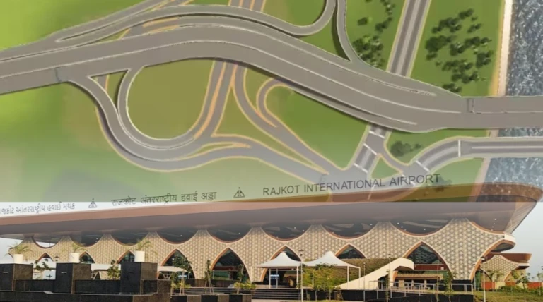 હીરાસર એરપોર્ટ તરફની સ્માર્ટ સફર — રાજકોટને જોડશે આધુનિક એક્સપ્રેસવેનું નવું યુગ